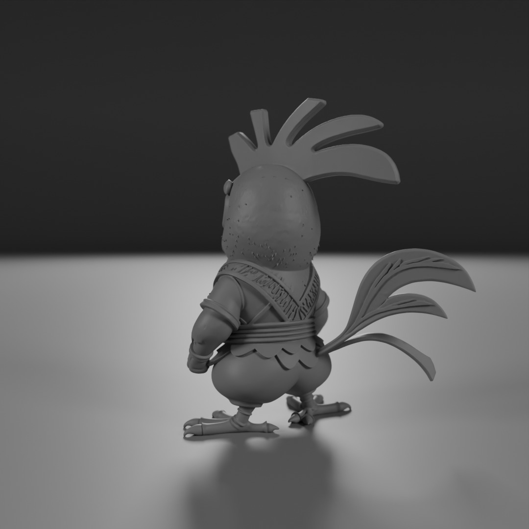 Kyodai Rooster 3D print model_6