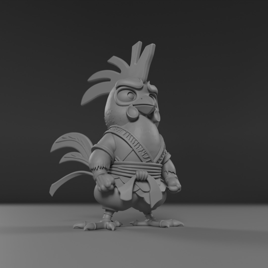 Kyodai Rooster 3D print model_8