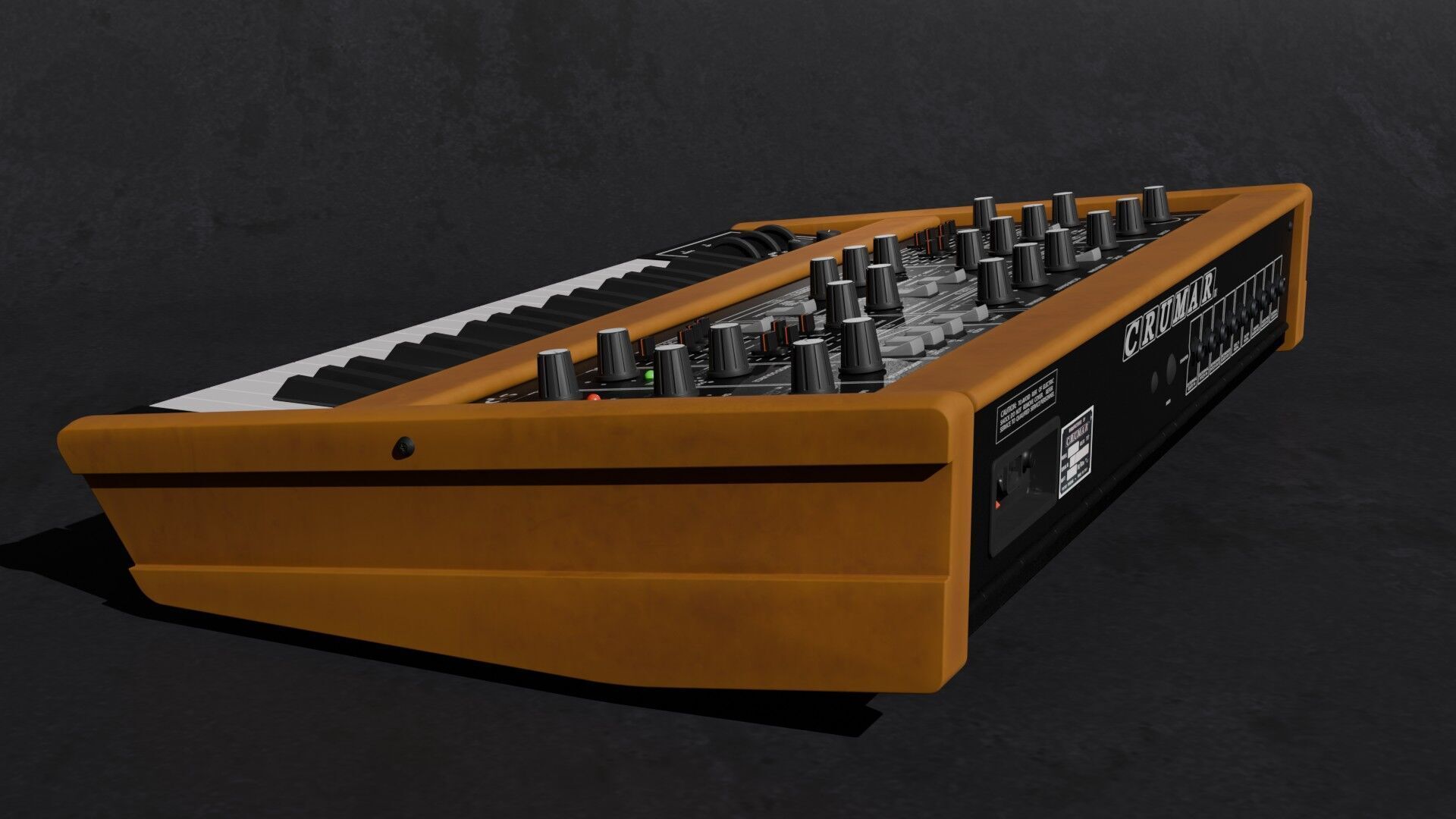 Synthesizer Crumar Spirit 3D model_3