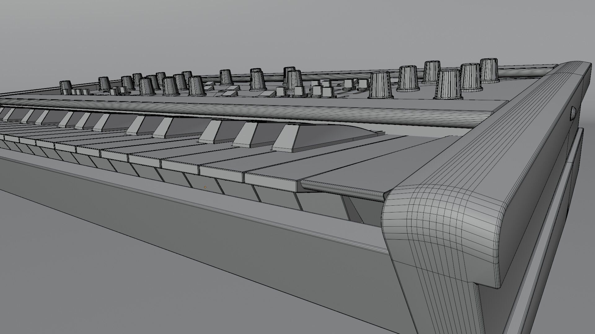 Synthesizer Crumar Spirit 3D model_10