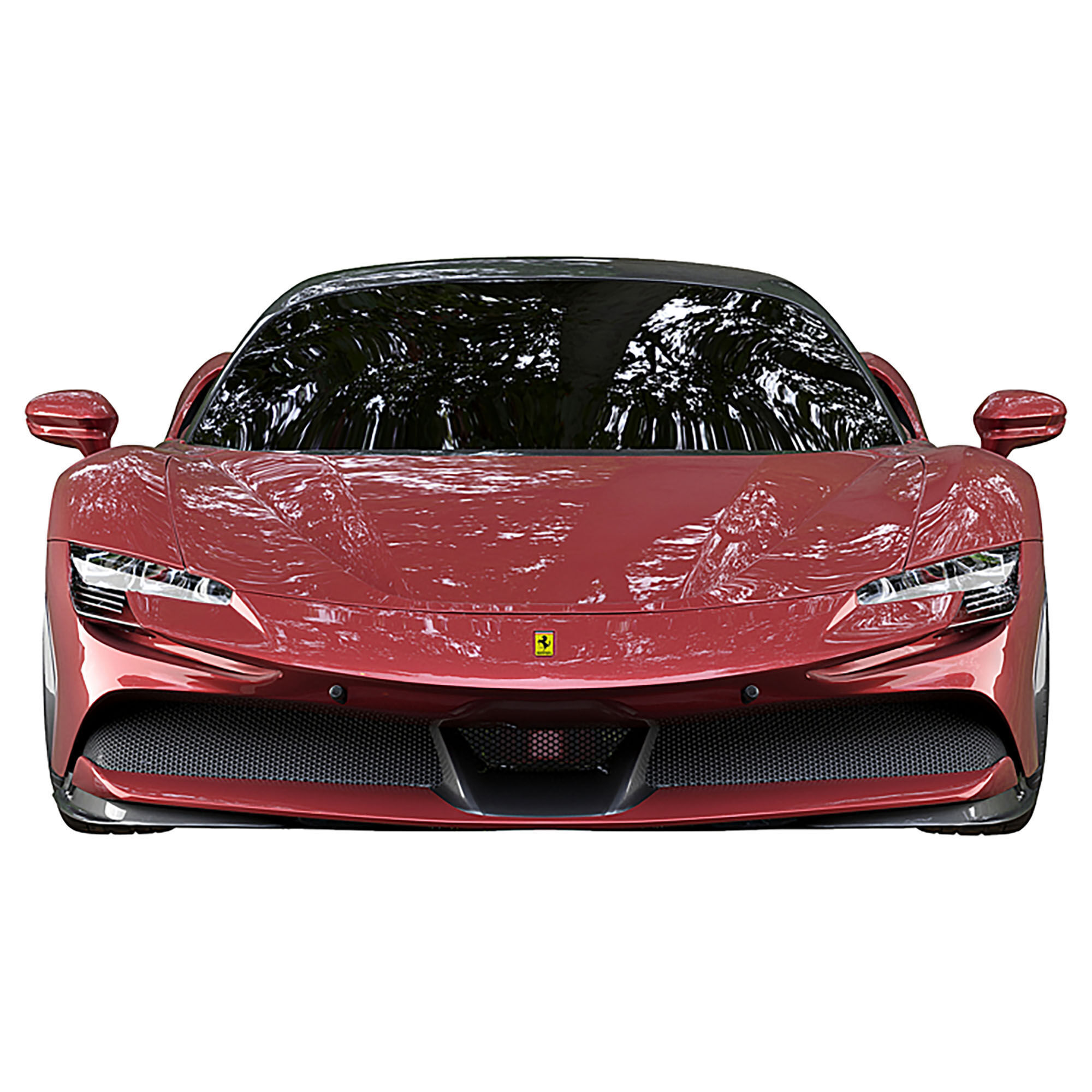 Ferrari SF90 Stradale Low-poly 3D model_3