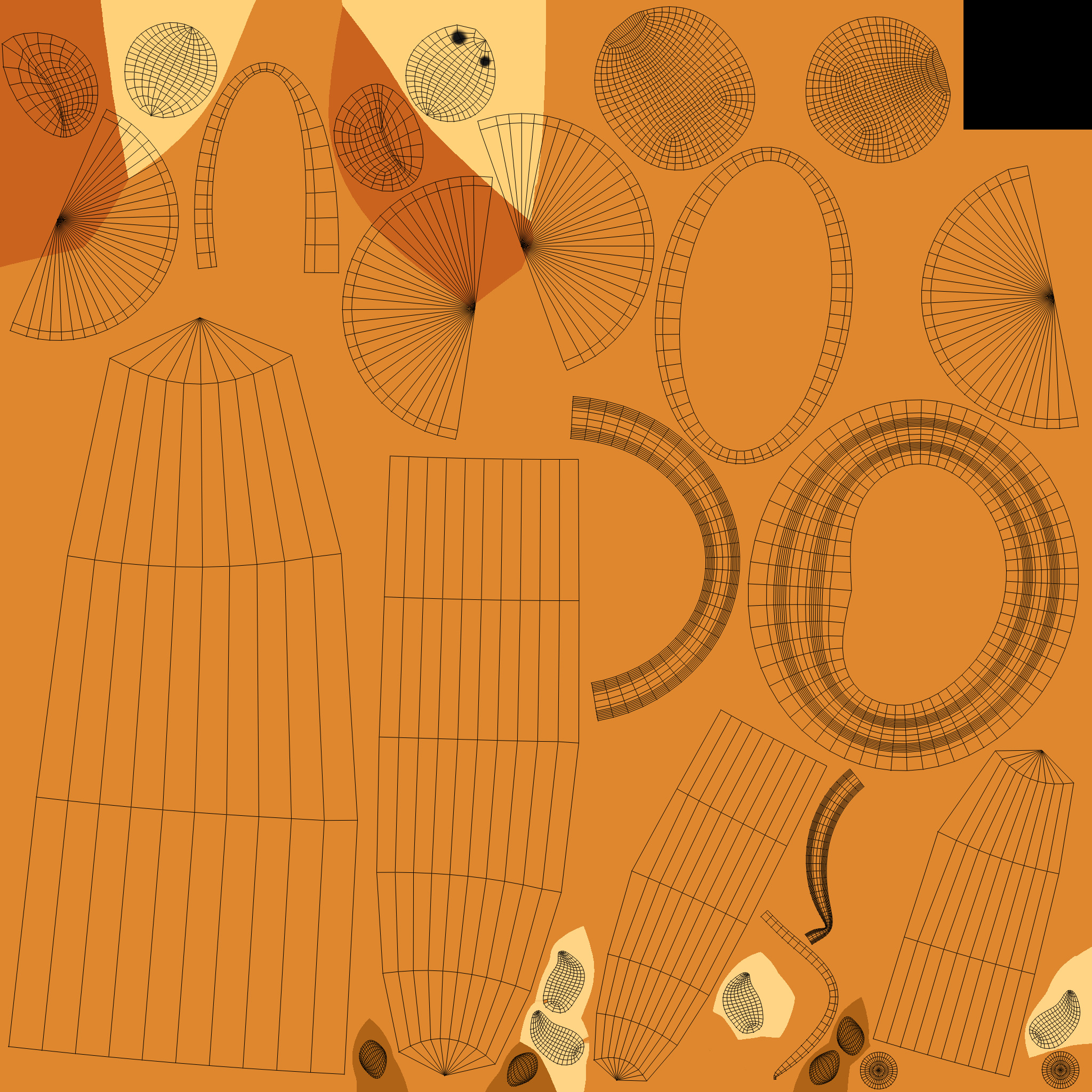 Cow Magnifying Glass Low-poly 3D model_5