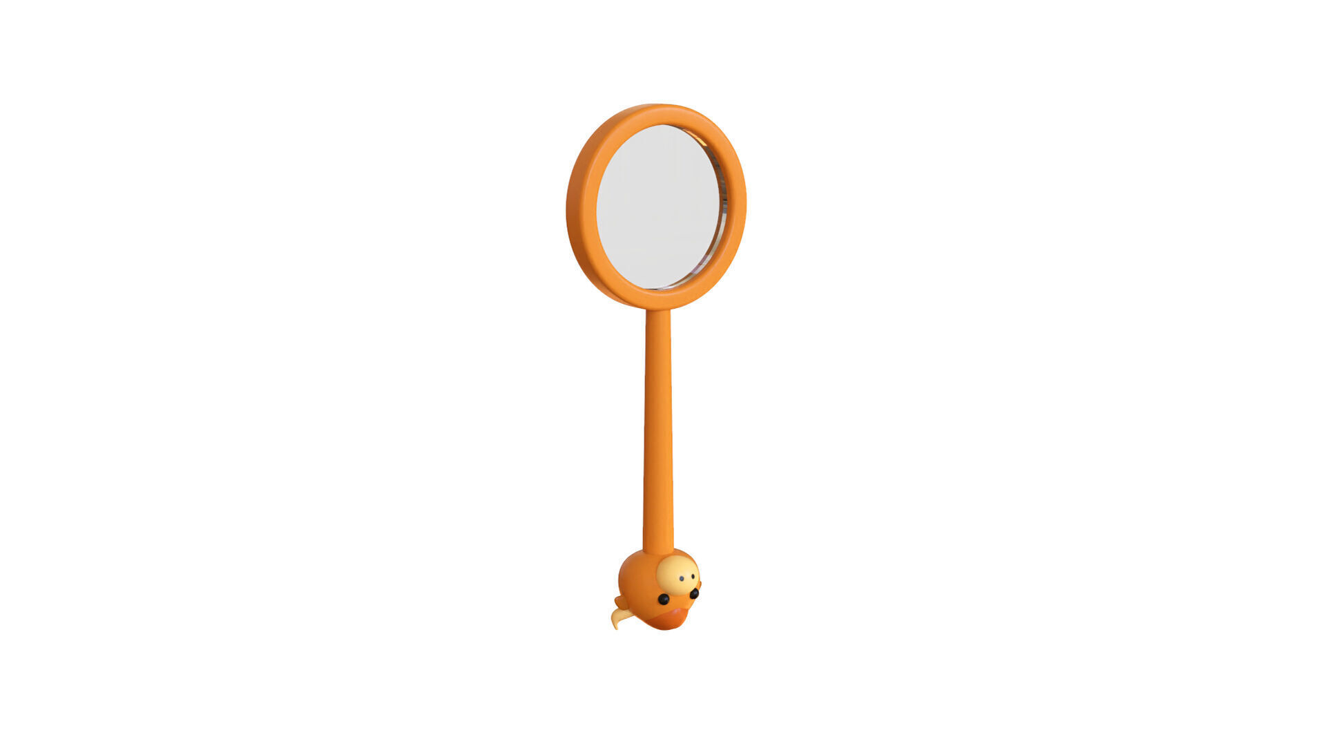 Cow Magnifying Glass Low-poly 3D model_2