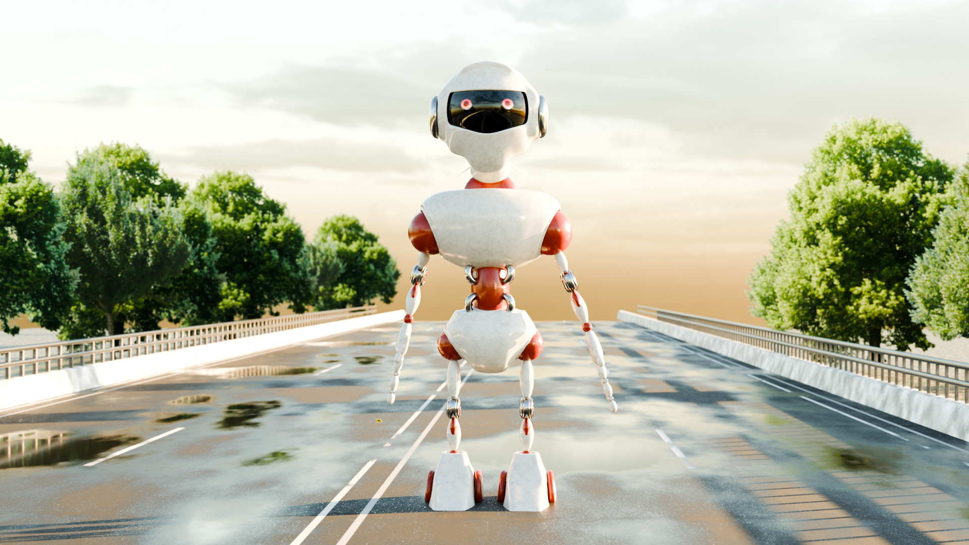 Robot Random Dynamics  High-Resolution Sci-Fi 3D Model  Low-poly 3D model_6