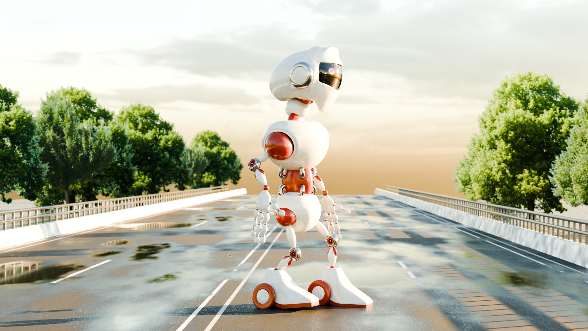 Robot Random Dynamics  High-Resolution Sci-Fi 3D Model  Low-poly 3D model_7