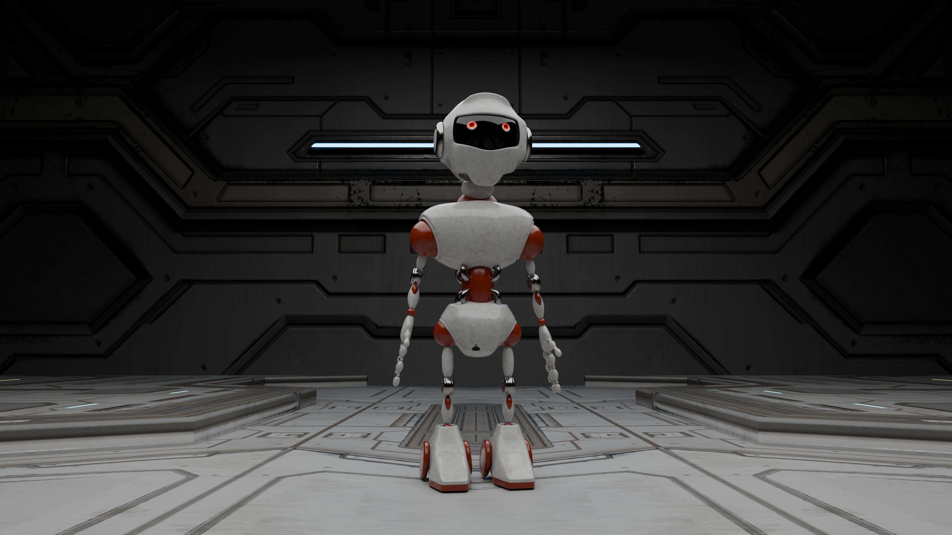 Robot Random Dynamics  High-Resolution Sci-Fi 3D Model  Low-poly 3D model_4