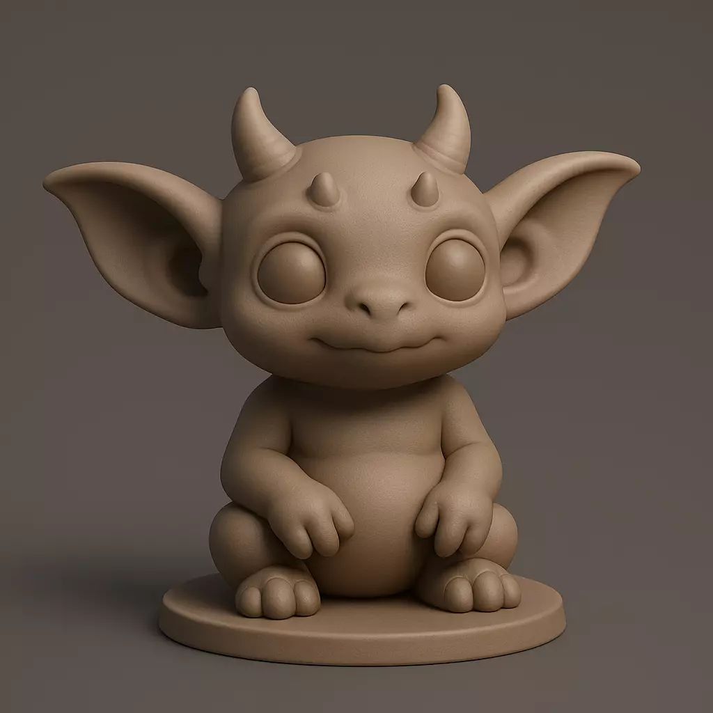 Fantasy magical creature 3D model_0