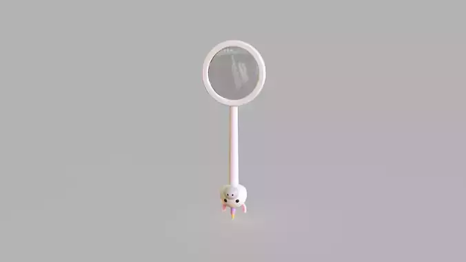 Unicorn Magnifying Glass Low-poly 3D model