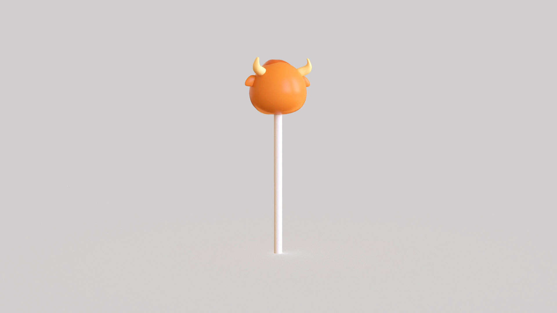 Cow Sweet Lollipops  Low-poly 3D model_1
