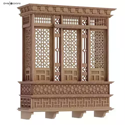 islamic arabic mashraba windows set 580
