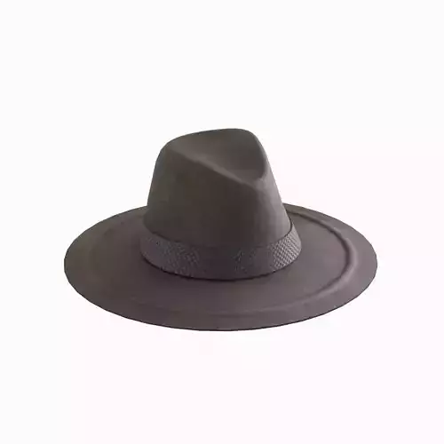 Panama Hat 01 Low-poly 3D model