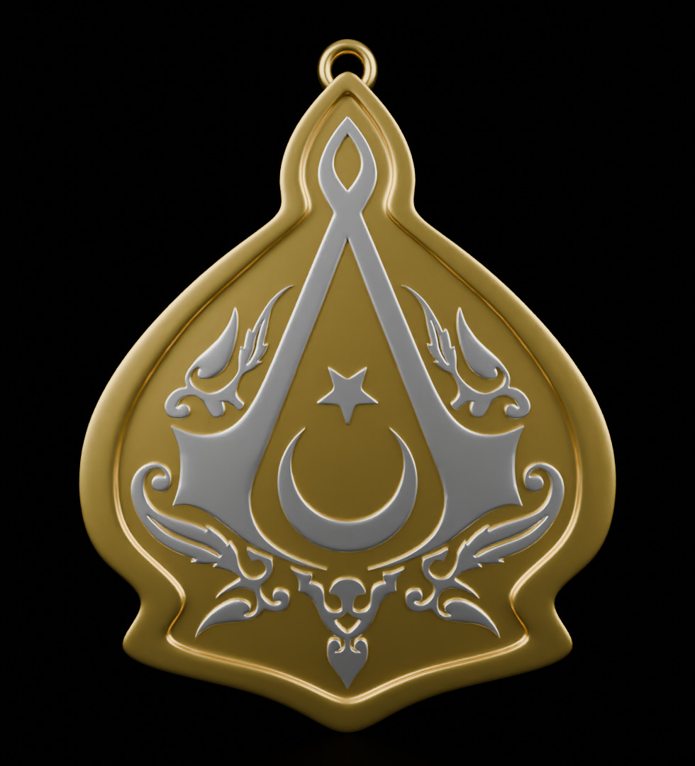 Turkish Assassin Pendant 3D Print Model 3D print model_5