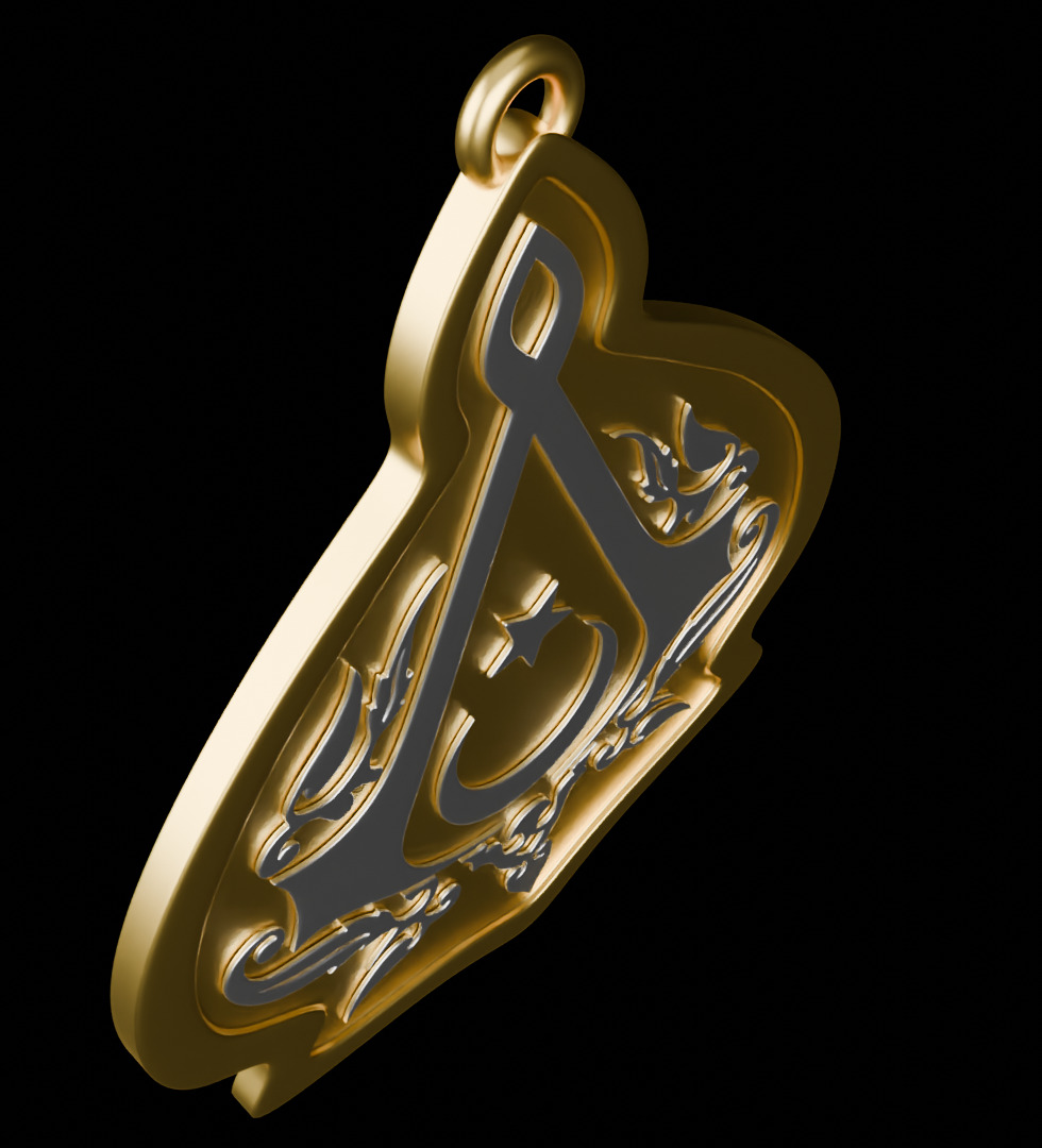 Turkish Assassin Pendant 3D Print Model 3D print model_9
