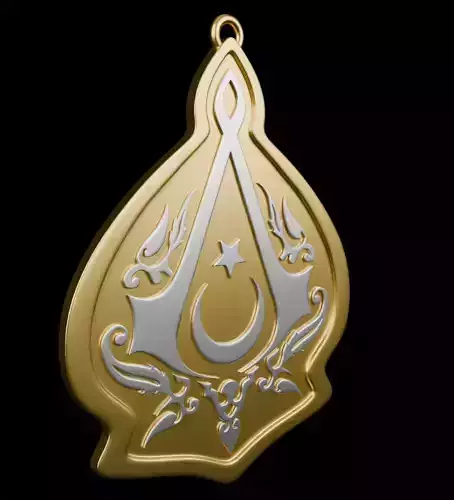 Turkish Assassin Pendant 3D Print Model