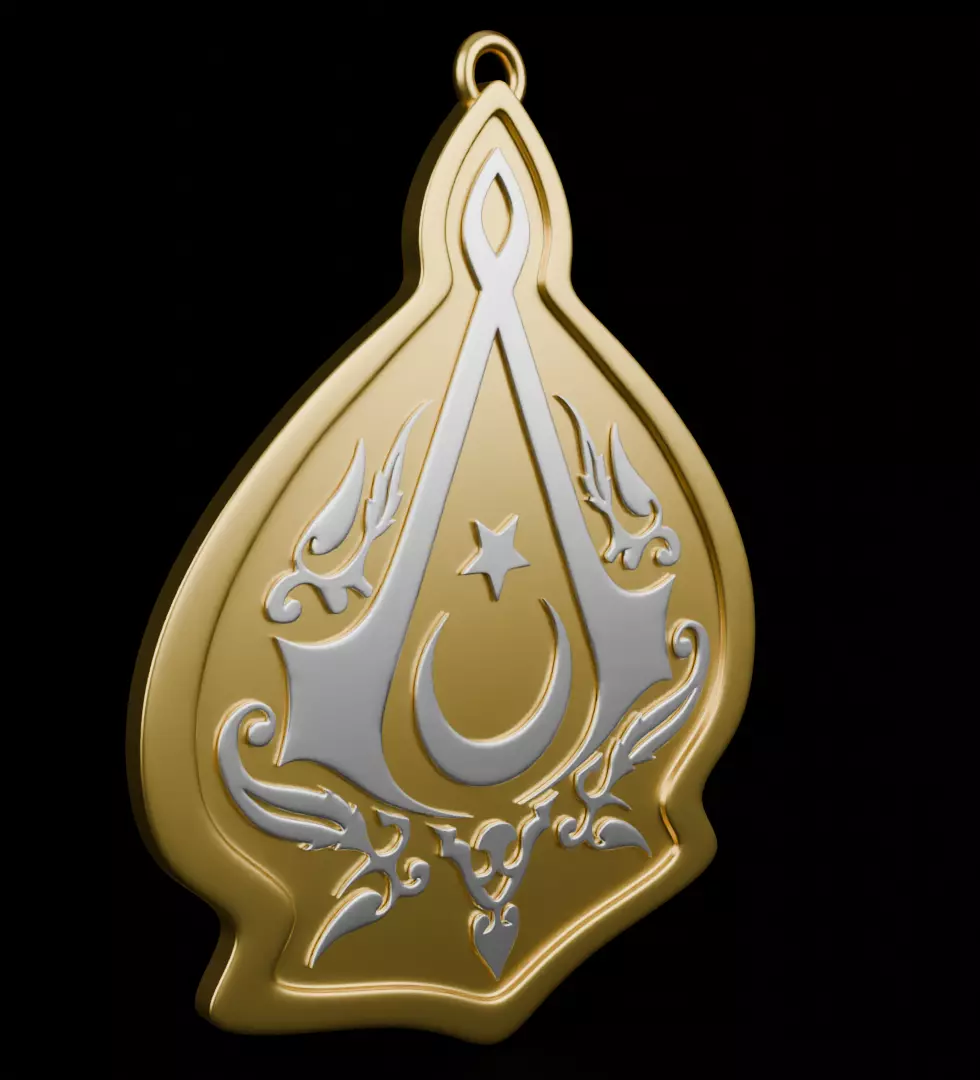 Turkish Assassin Pendant 3D Print Model 3D print model_0
