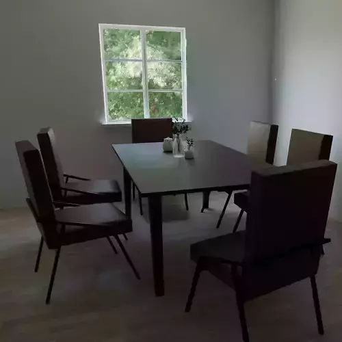 Dining Set ASHLEY Zumbado