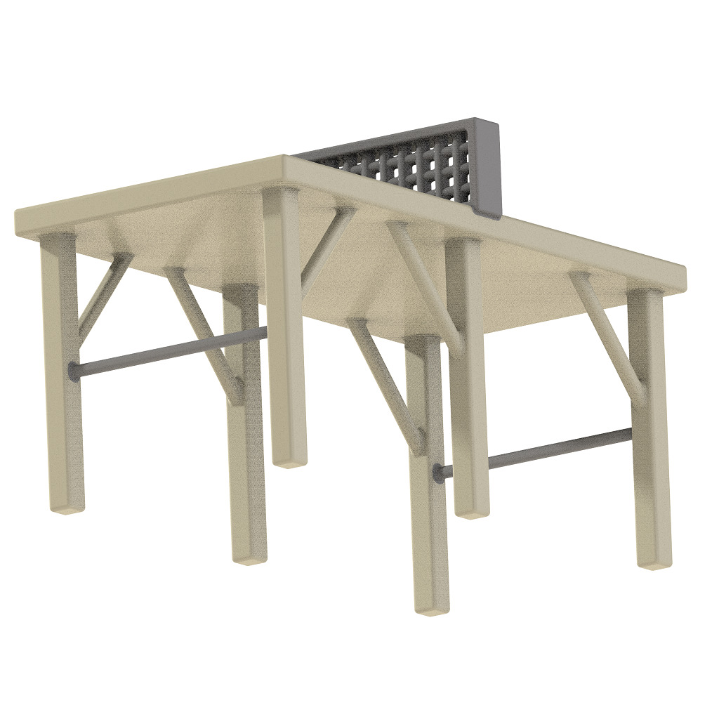 Exquisite Table Tennis 3D print model_2