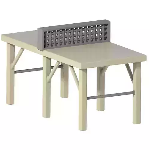 Exquisite Table Tennis 3D print model