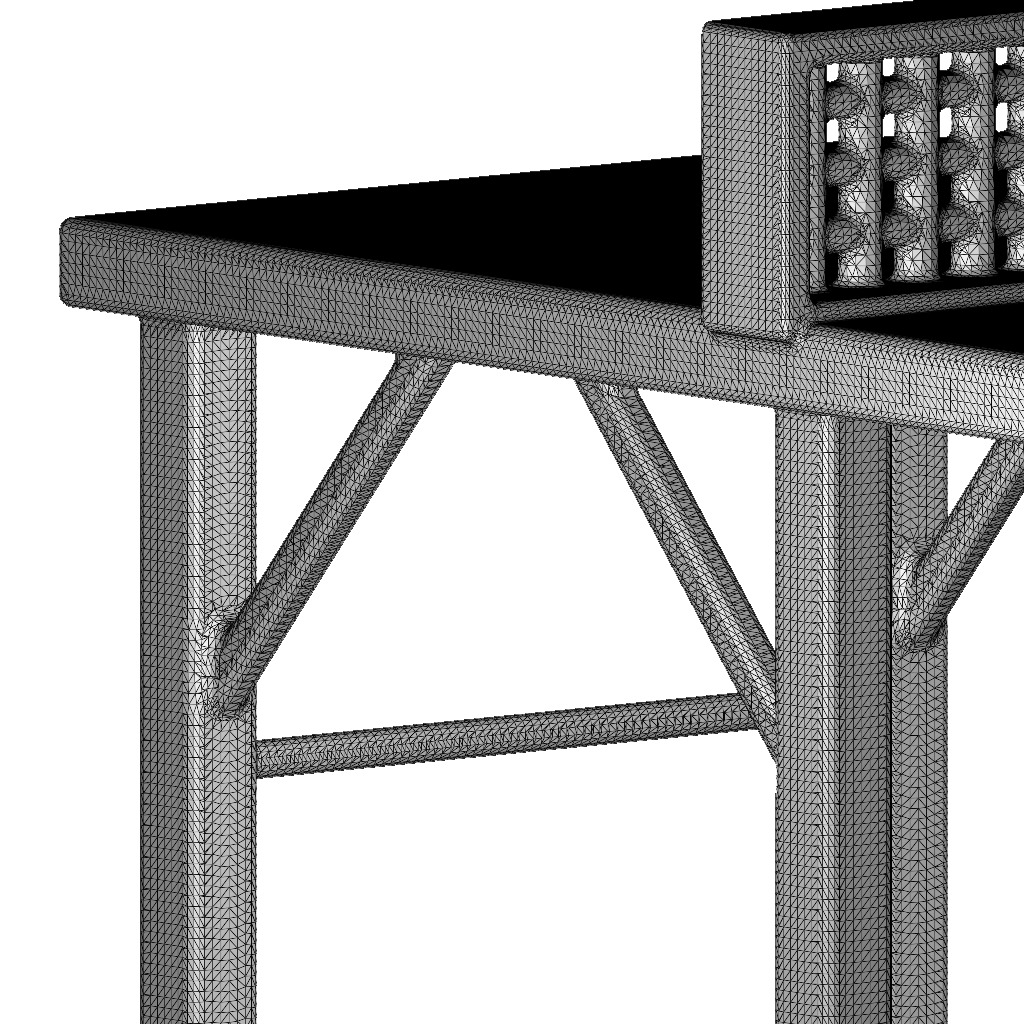 Exquisite Table Tennis 3D print model_5