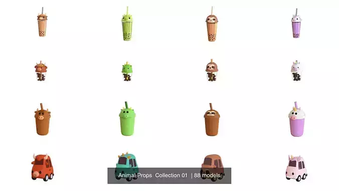 Animal Props  Collection 01  