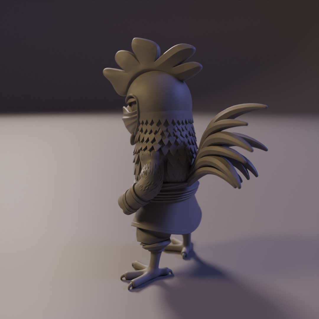 Ronin Rooster 3D print model_4