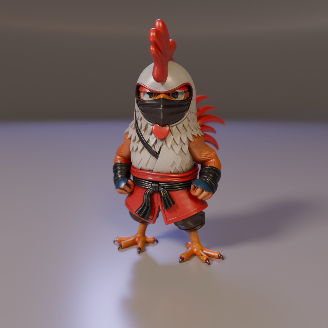 Ronin Rooster 3D print model_19