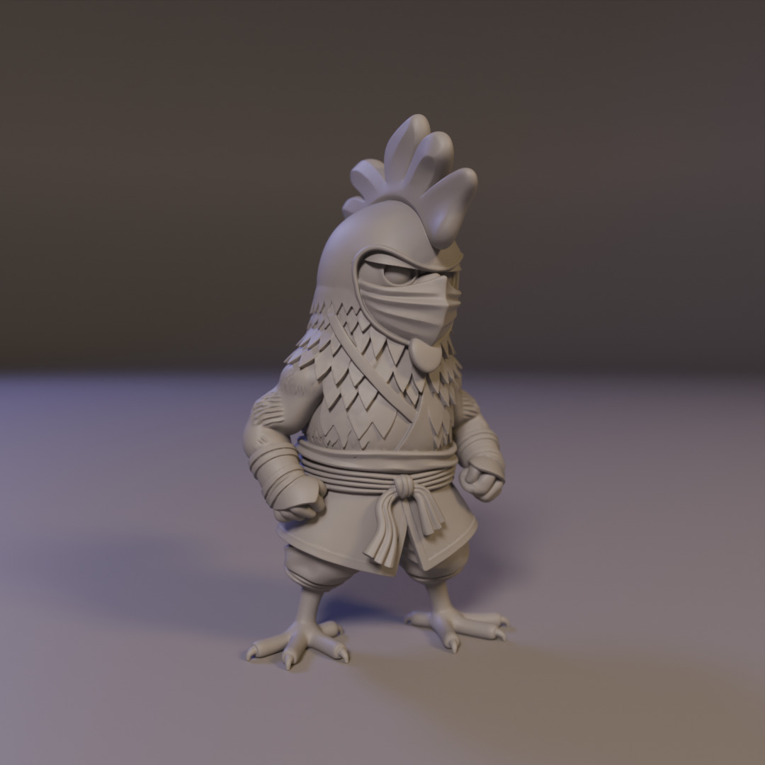 Ronin Rooster 3D print model_5
