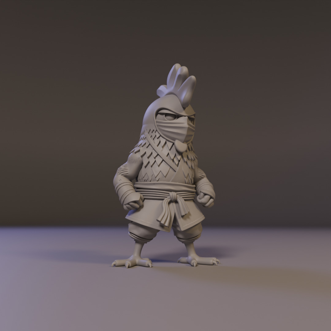 Ronin Rooster 3D print model_9