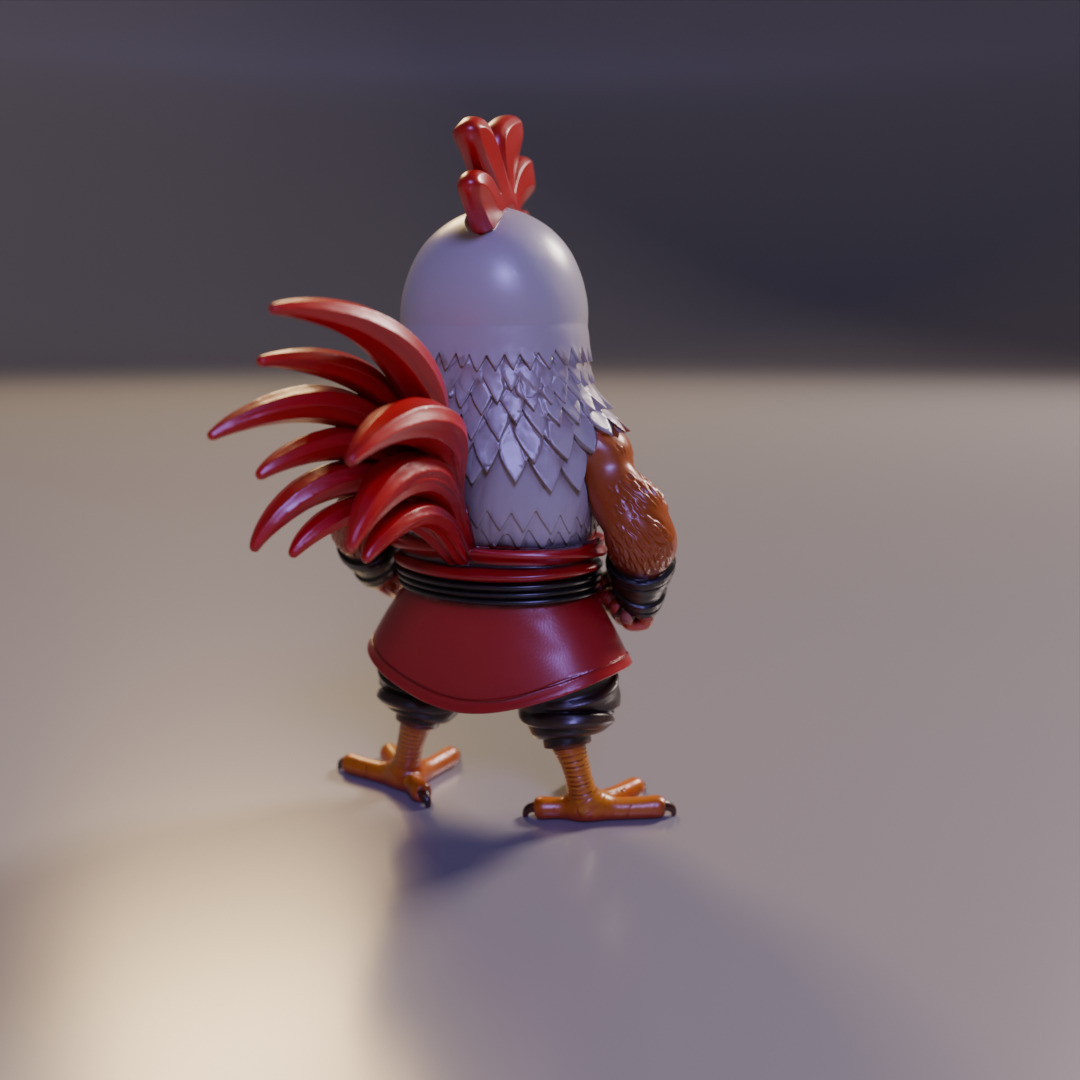 Ronin Rooster 3D print model_11
