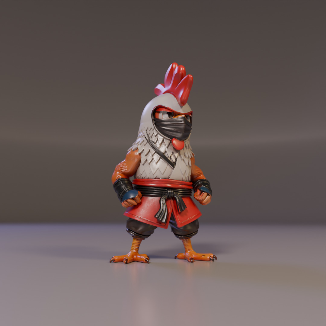 Ronin Rooster 3D print model_18