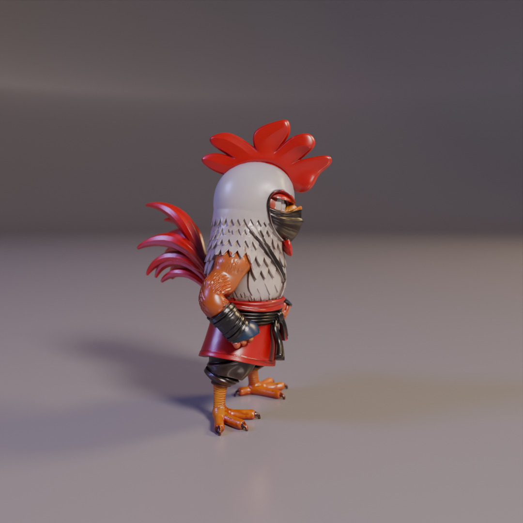 Ronin Rooster 3D print model_12
