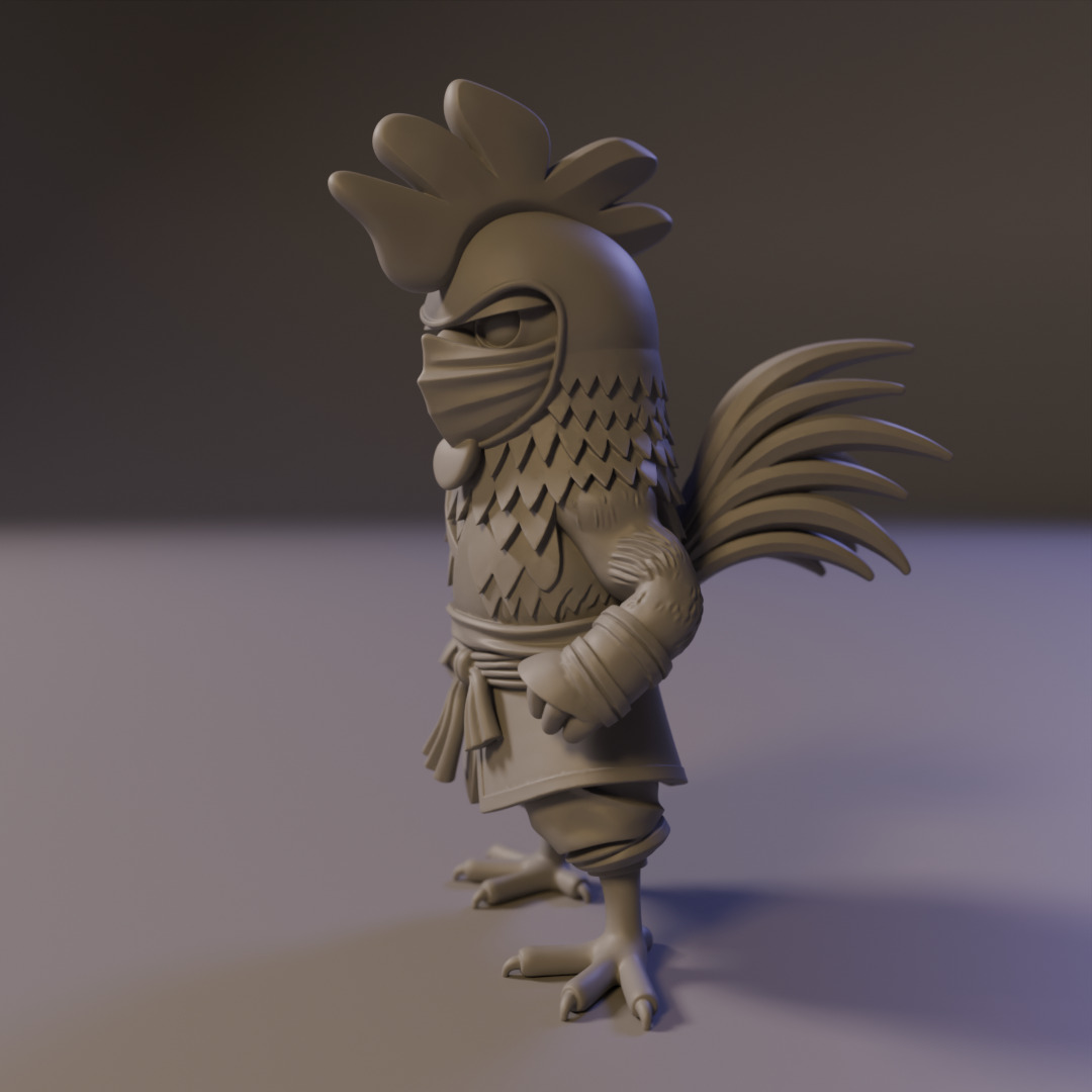 Ronin Rooster 3D print model_8