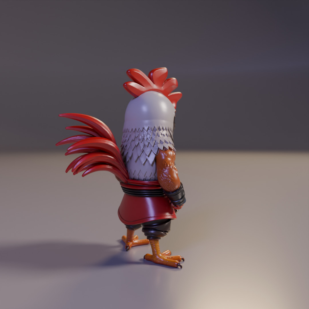 Ronin Rooster 3D print model_15