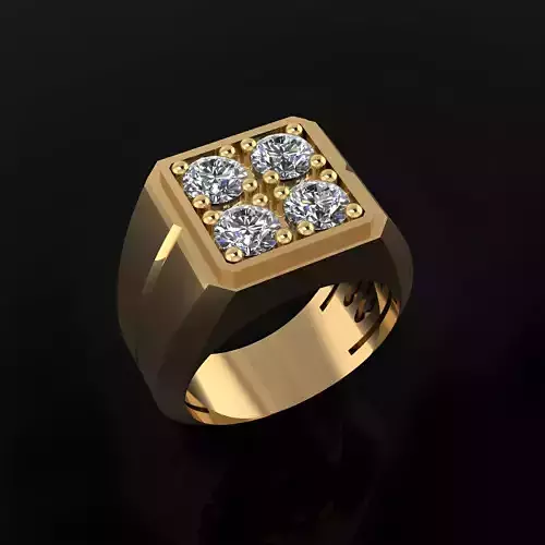 Mans Ring 3D print model