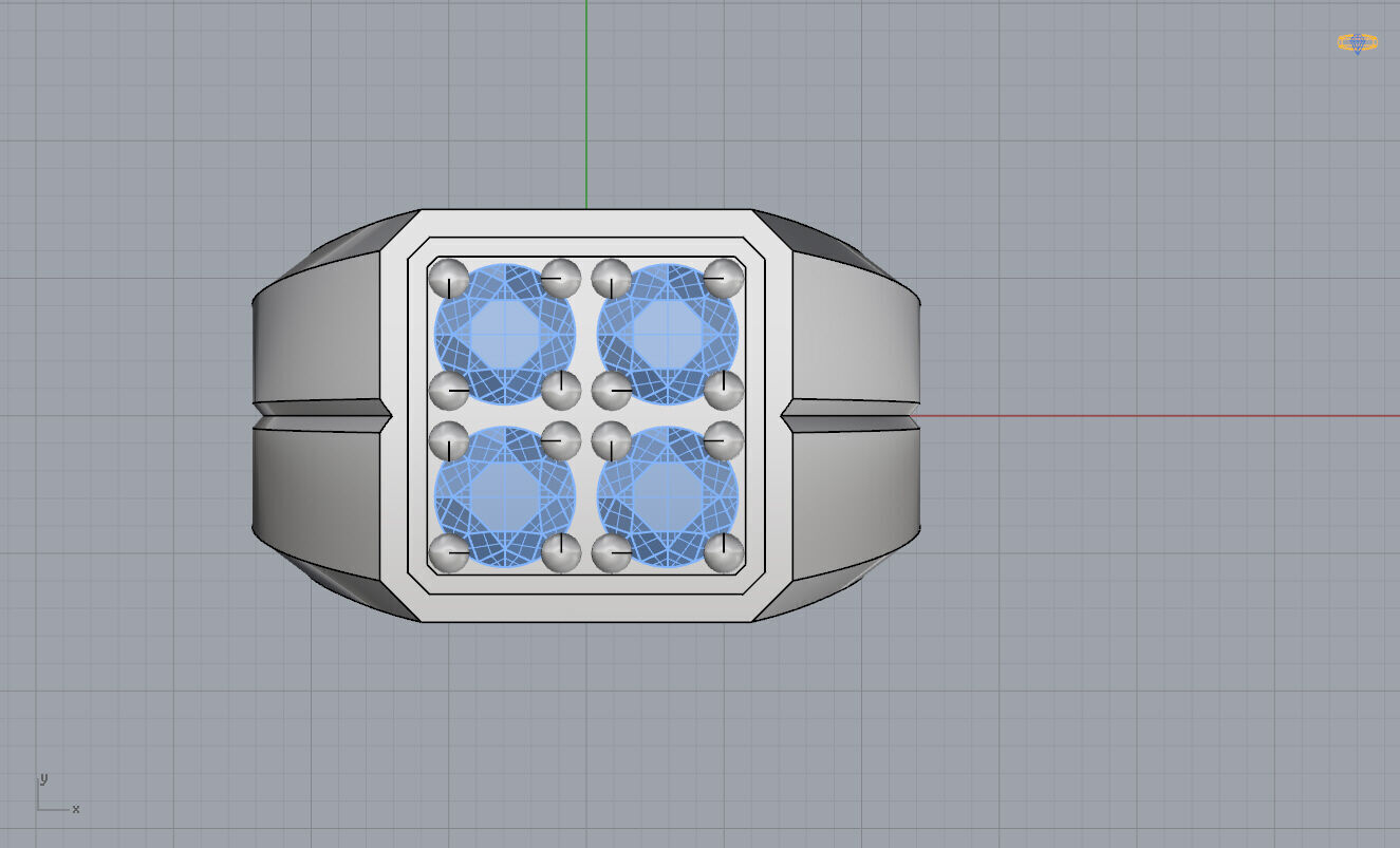 Mans Ring 3D print model_8