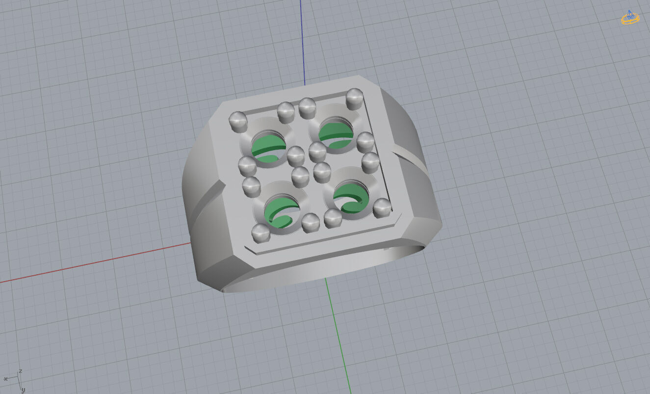 Mans Ring 3D print model_14