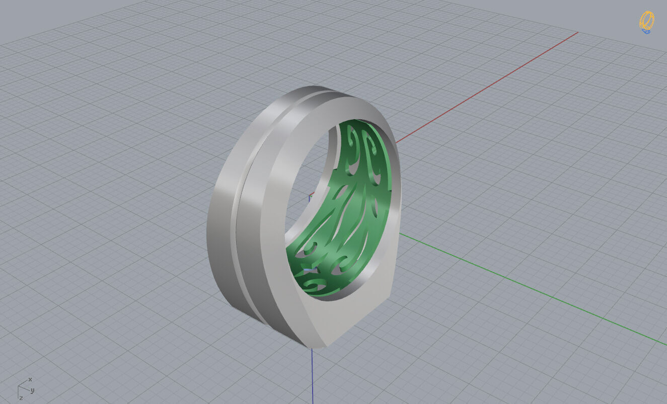 Mans Ring 3D print model_13
