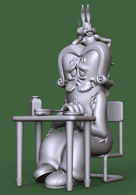 BUGS BUNNY AND GOSSAMER-HAIR-RAISING HARE EP-PARTS AND COMPLETE  3D print model_13