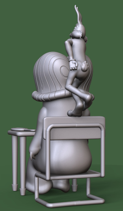BUGS BUNNY AND GOSSAMER-HAIR-RAISING HARE EP-PARTS AND COMPLETE  3D print model_10