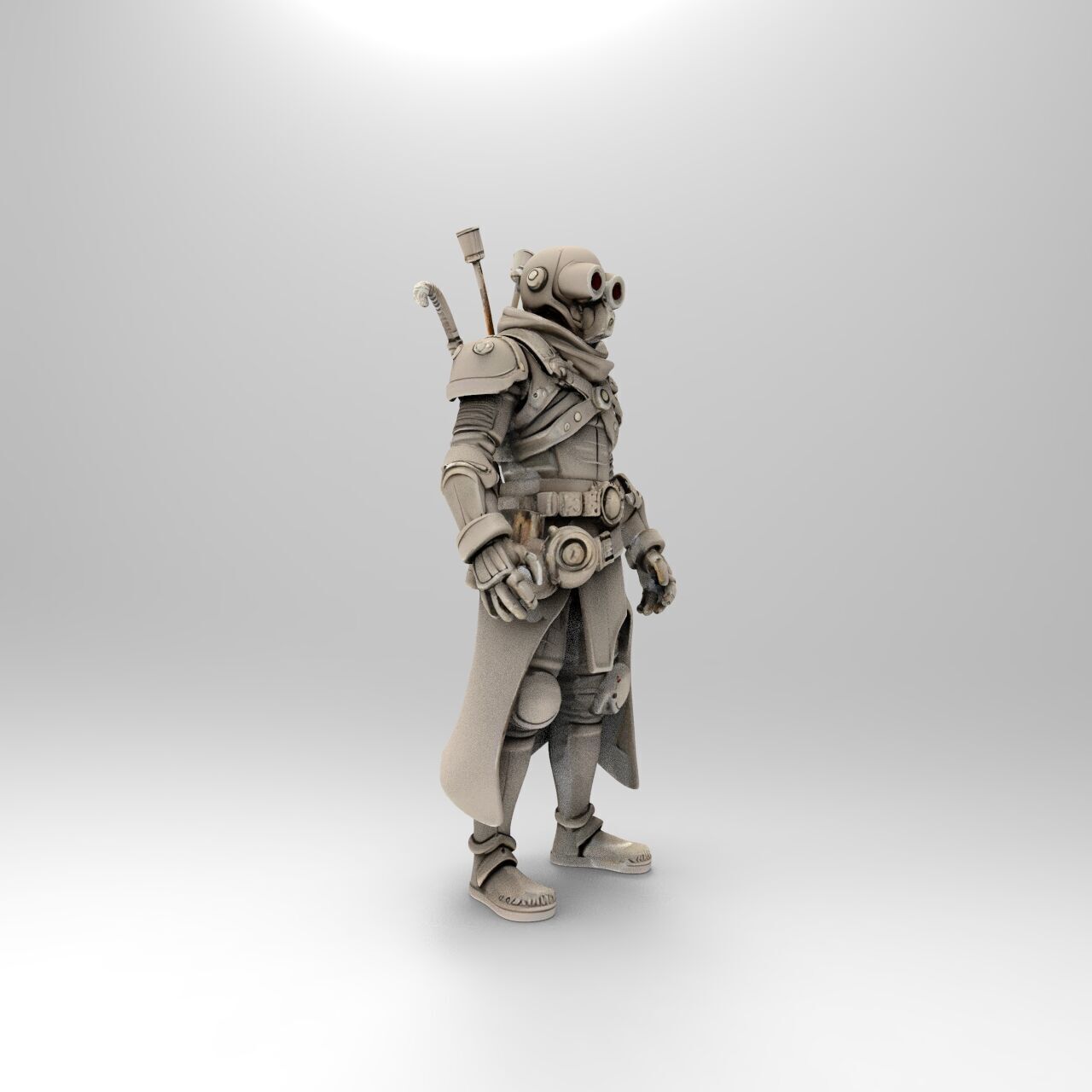 steampunk robotic 5 3D print model_3