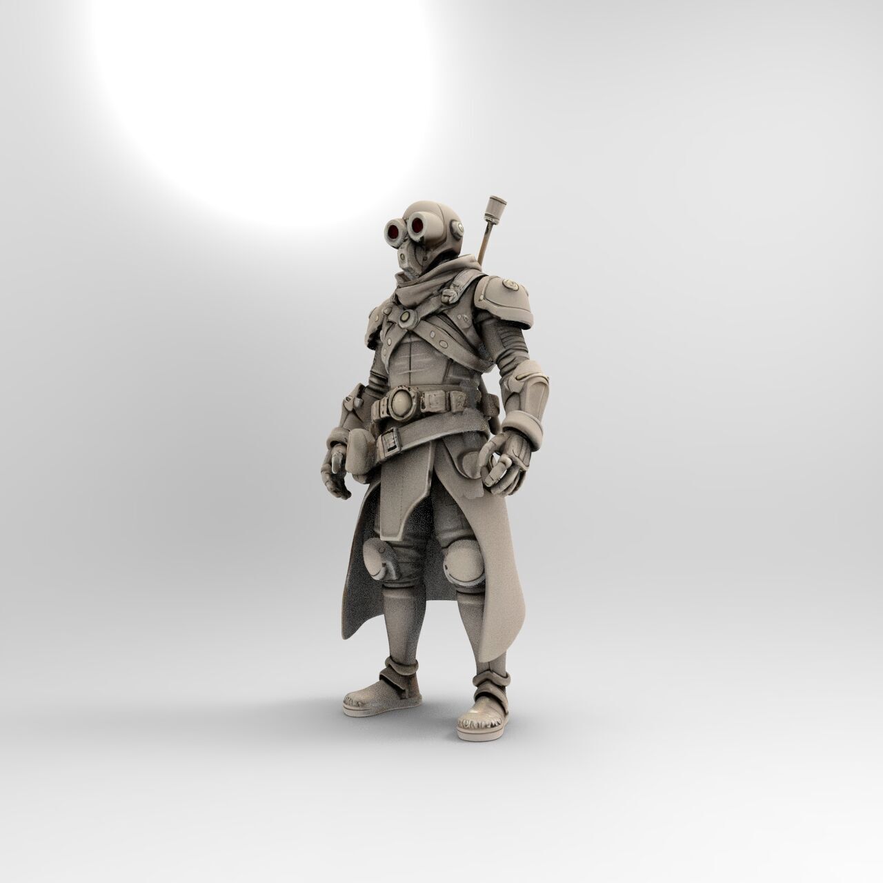 steampunk robotic 5 3D print model_4