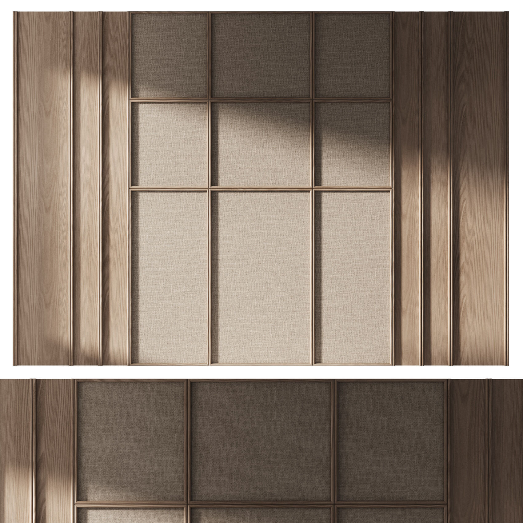 Decorative V45 Wall Panels 3D model_1