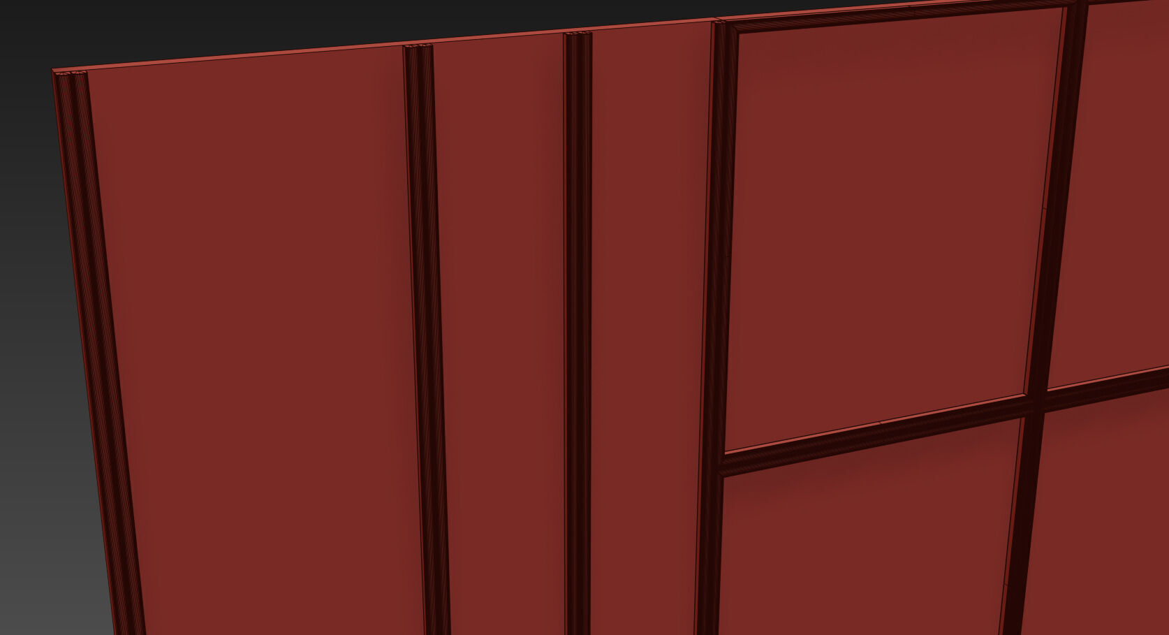 Decorative V45 Wall Panels 3D model_8