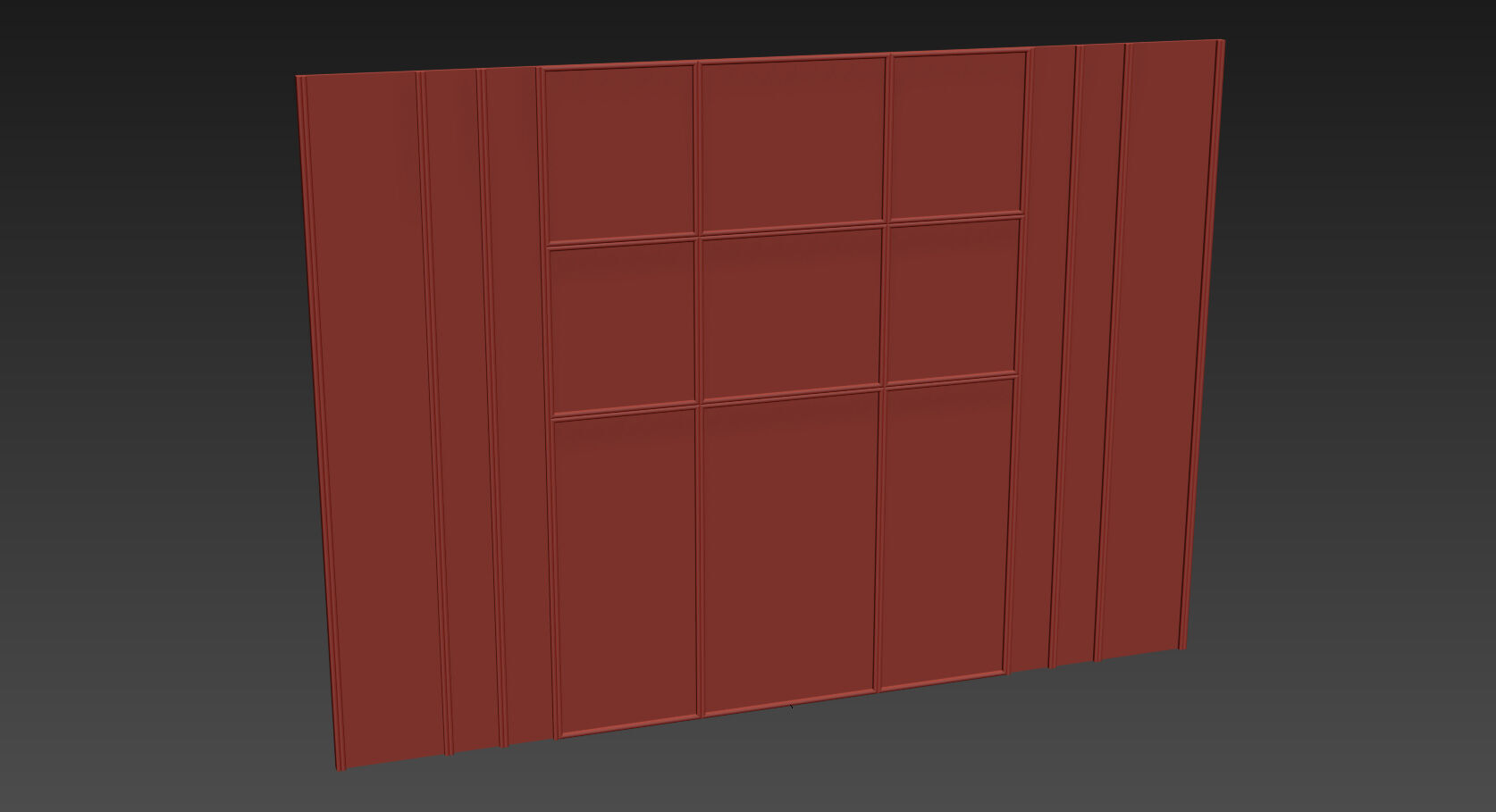 Decorative V45 Wall Panels 3D model_5
