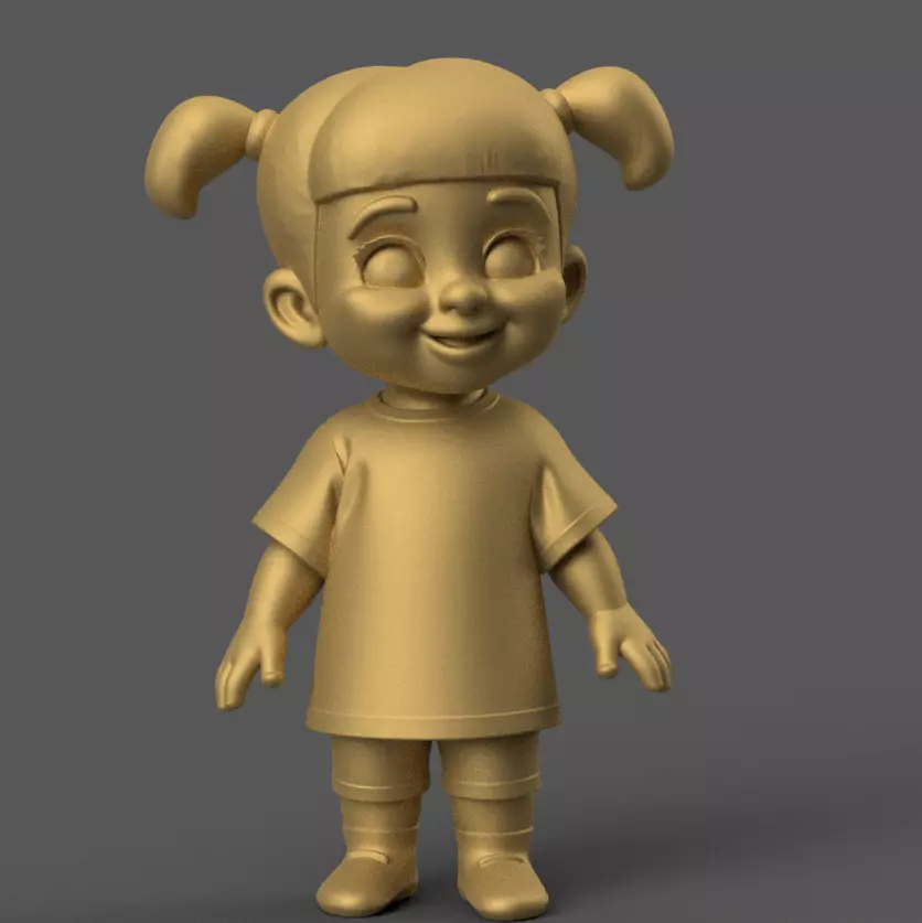 Boo Model from Monsters Inc - Fun Desk Decor 3D STL 3D print model_0