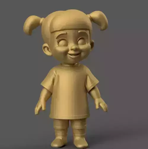 Boo Model from Monsters Inc - Fun Desk Decor 3D STL 