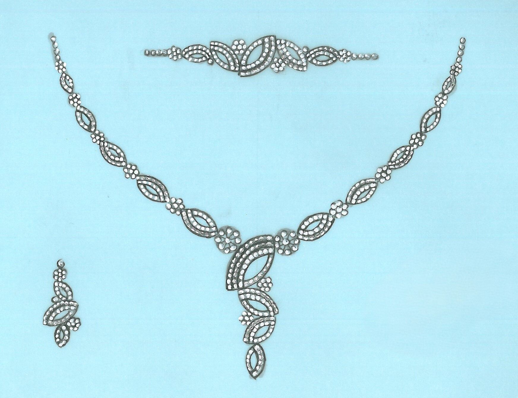 Jewelry Set 3D print model_7