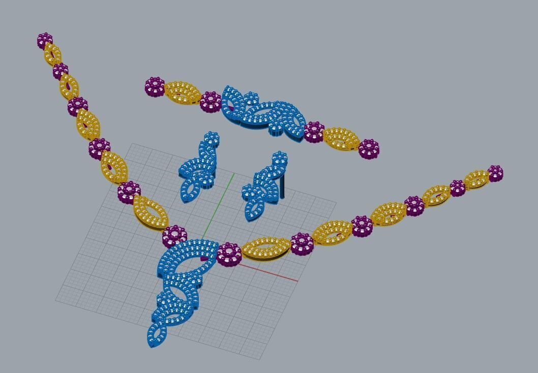 Jewelry Set 3D print model_3