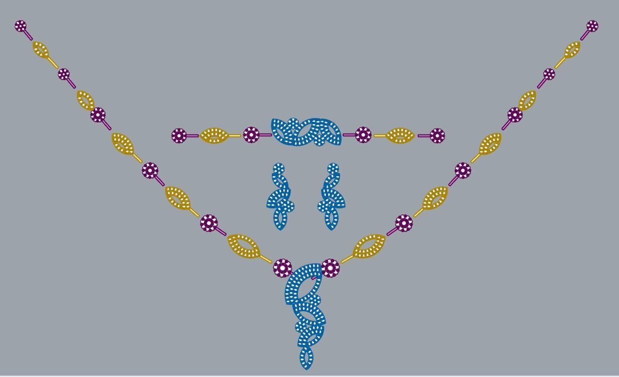 Jewelry Set 3D print model_4