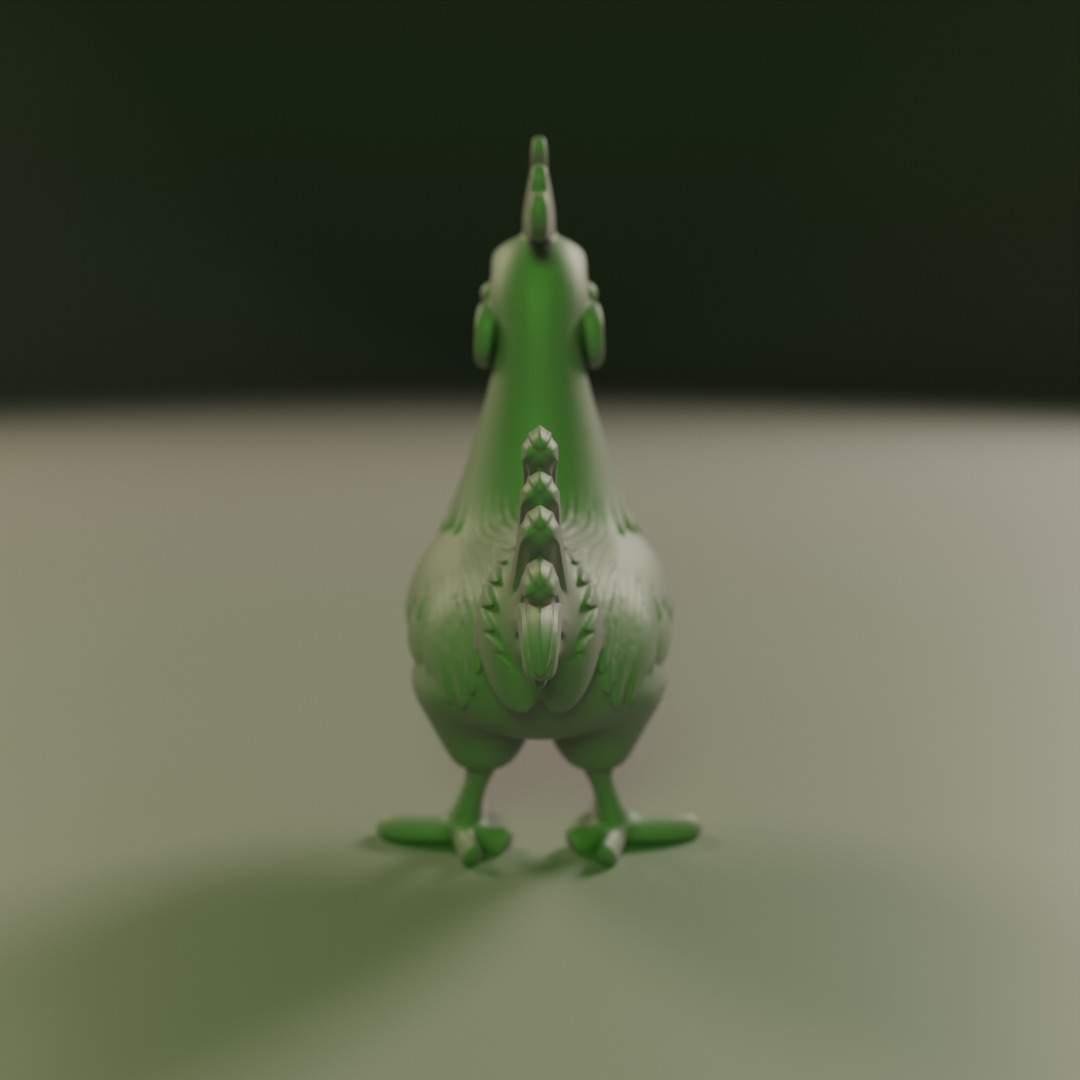 Rooster 3D print model_1